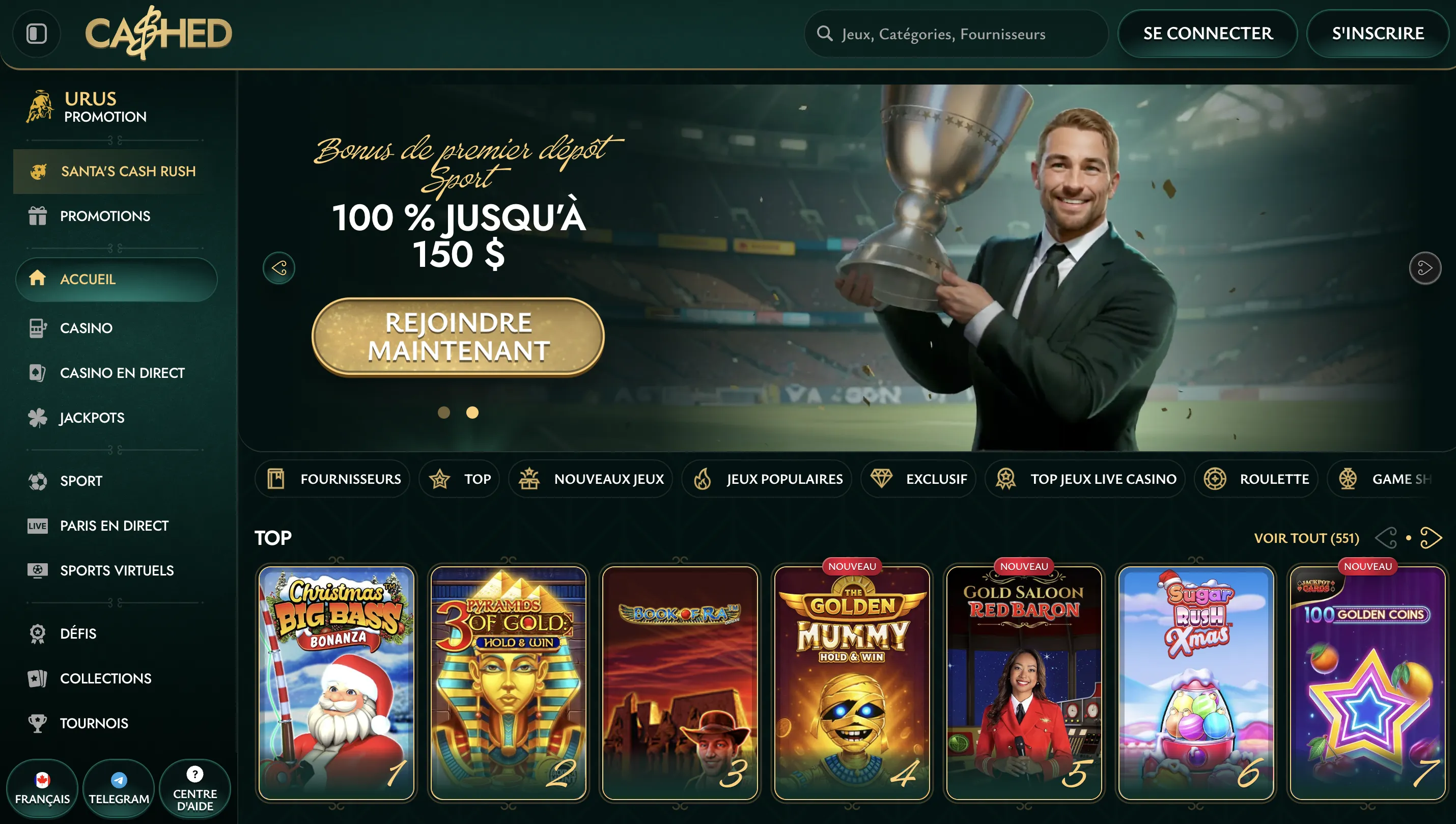 Bonus de bienvenue et premier dépôt